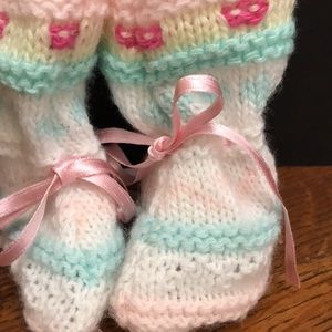 Vintage 0-3 Nordstrom Knit Baby booties